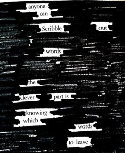 Blackout Poetry - Ian bland School Poet